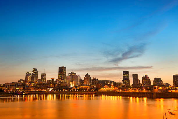istock City skyline at night, Montreal, Canada 174934183