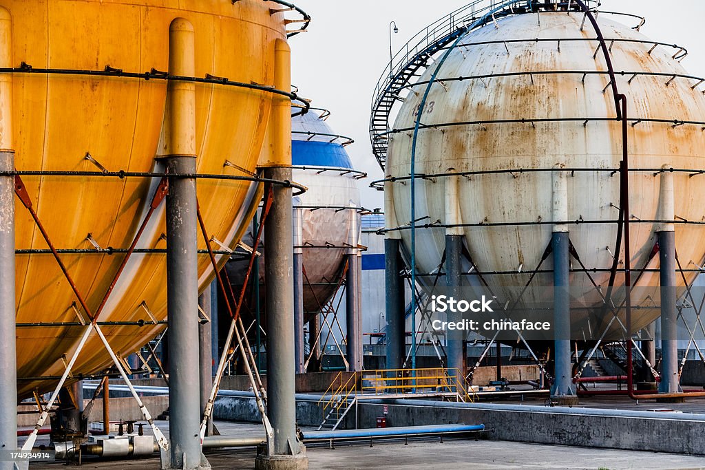 Réservoirs de Stockage de carburant - Photo de Acier libre de droits