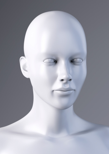 3D render of mannequin model.