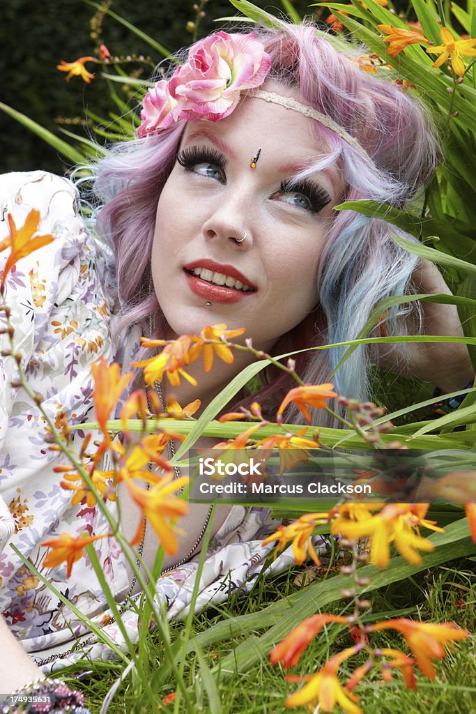 Bonita Menina Hippie - Royalty-free Adolescente Foto de stock
