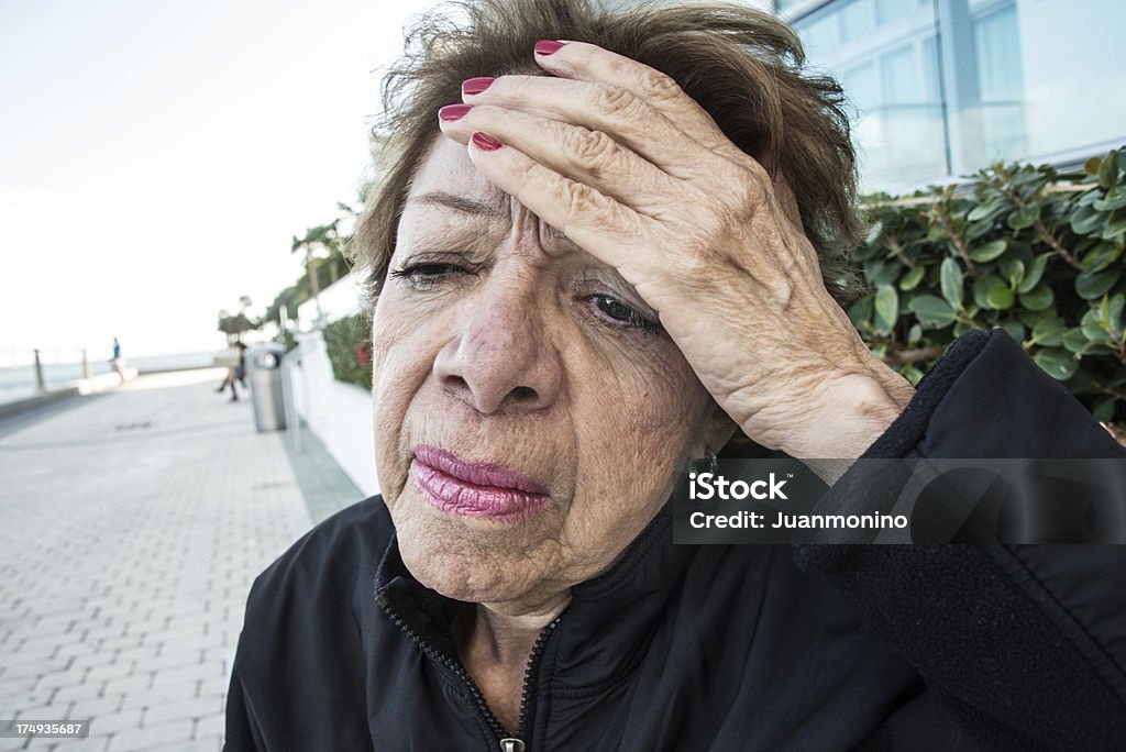 Gefühl bad - Lizenzfrei 70-79 Jahre Stock-Foto