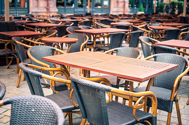 istock Tables And Chairs In A Pub, Berlin 174935691