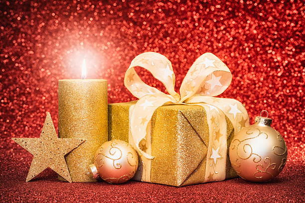 istock Golden Xmas Decoration 174935814
