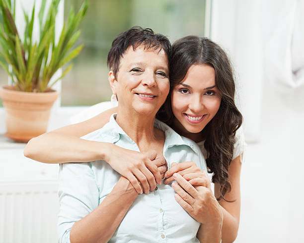 istock Woman with her daughter 174936361