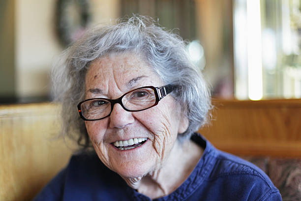 istock Cheerful Senior Woman 174936853