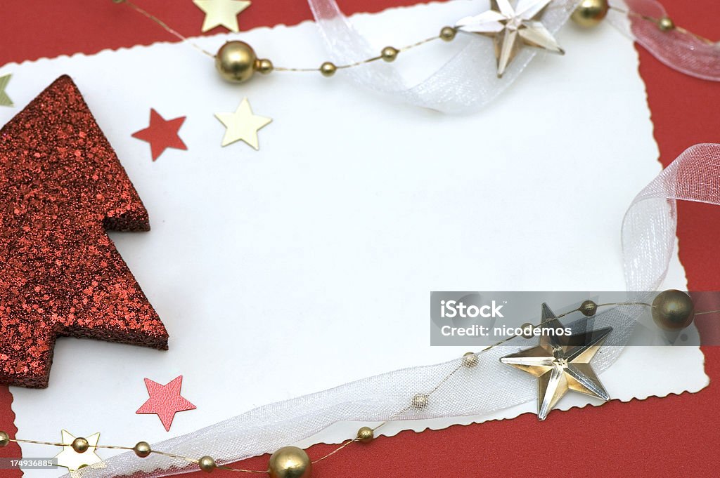 Carta di auguri di Natale - Foto stock royalty-free di A forma di stella