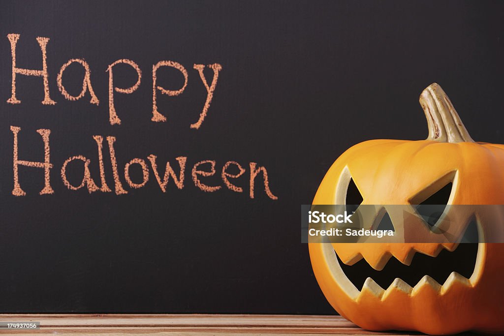 Abóbora de Halloween - Foto de stock de Assustador royalty-free