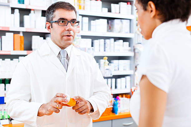 istock Customer and pharmacist at the pharmacy 174937081