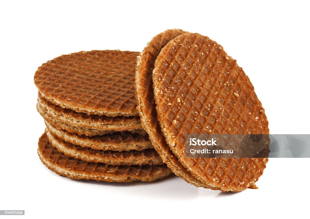 Acompanhado de wafers de ida - Foto de stock de Waffle royalty-free