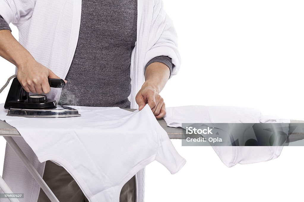 Homme planche à son sous-vêtement - Photo de 45-49 ans libre de droits