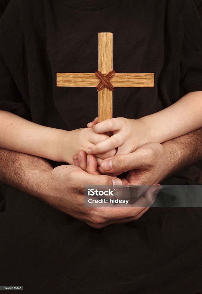家族の信仰 - カトリックのロイヤリティフリーストックフォト
