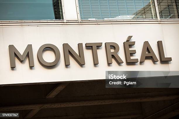 Znak Montreal - zdjęcia stockowe i więcej obrazów Architektura - Architektura, Bez ludzi, Budynek z zewnątrz