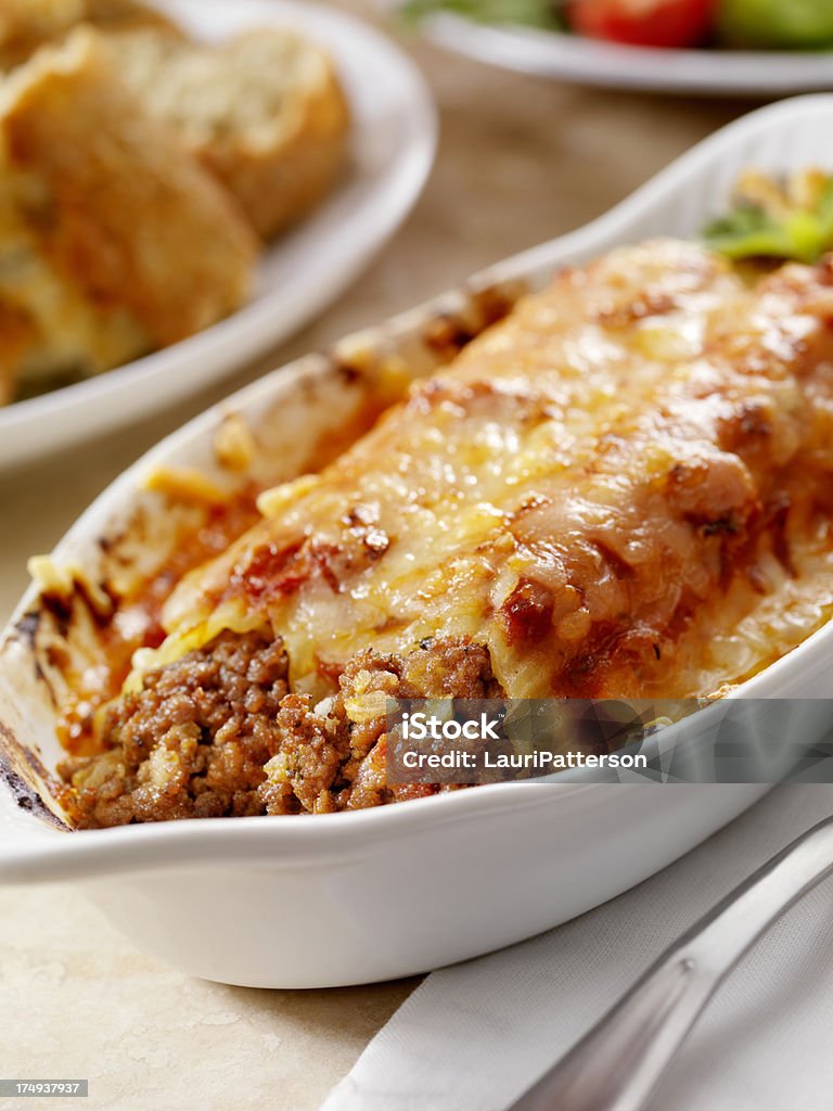 Manicotti recheada - Foto de stock de Cannelloni royalty-free