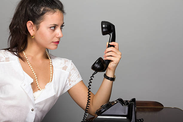 istock Woman looking in  telephone 174937983