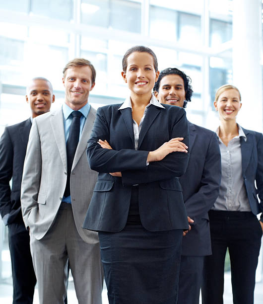 istock She heads up a dynamic business team 174938076