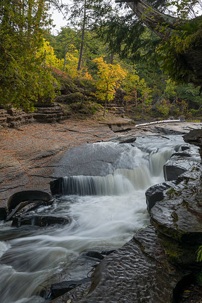 istock Upper penisula of Michigan waterfall. 174938392