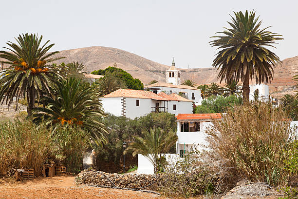 landscape of historic town of Betancuria, the oldest village on the Canary Islands - fuerteventura