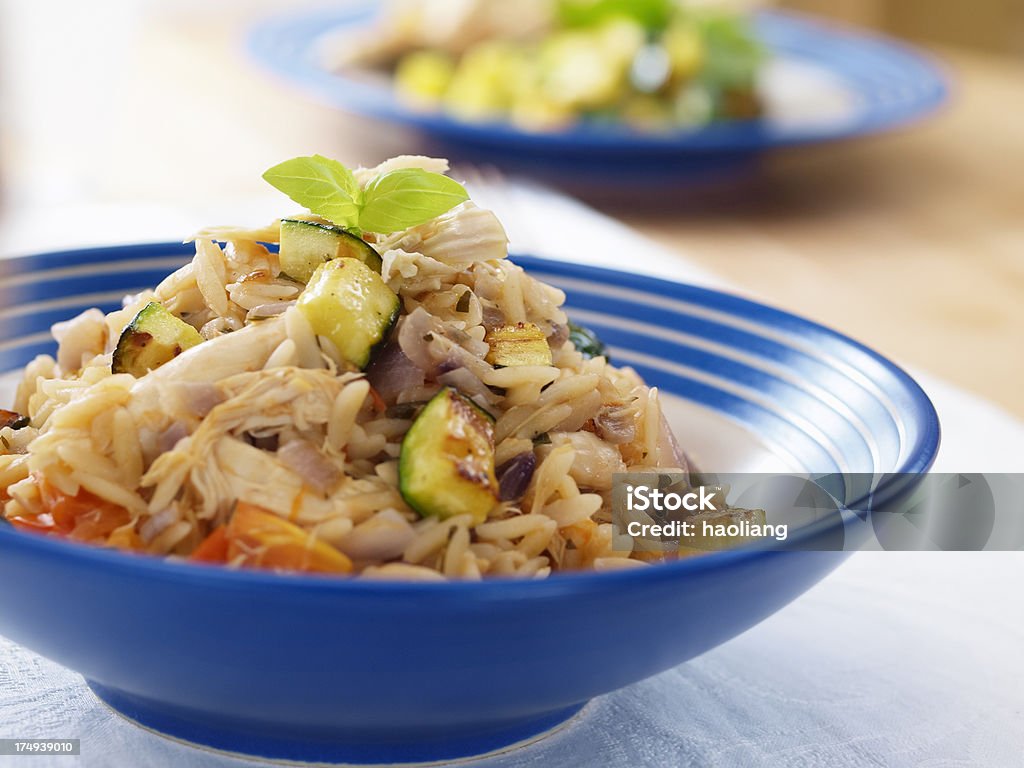 Frango com arroz italiano - Foto de stock de Risoto royalty-free