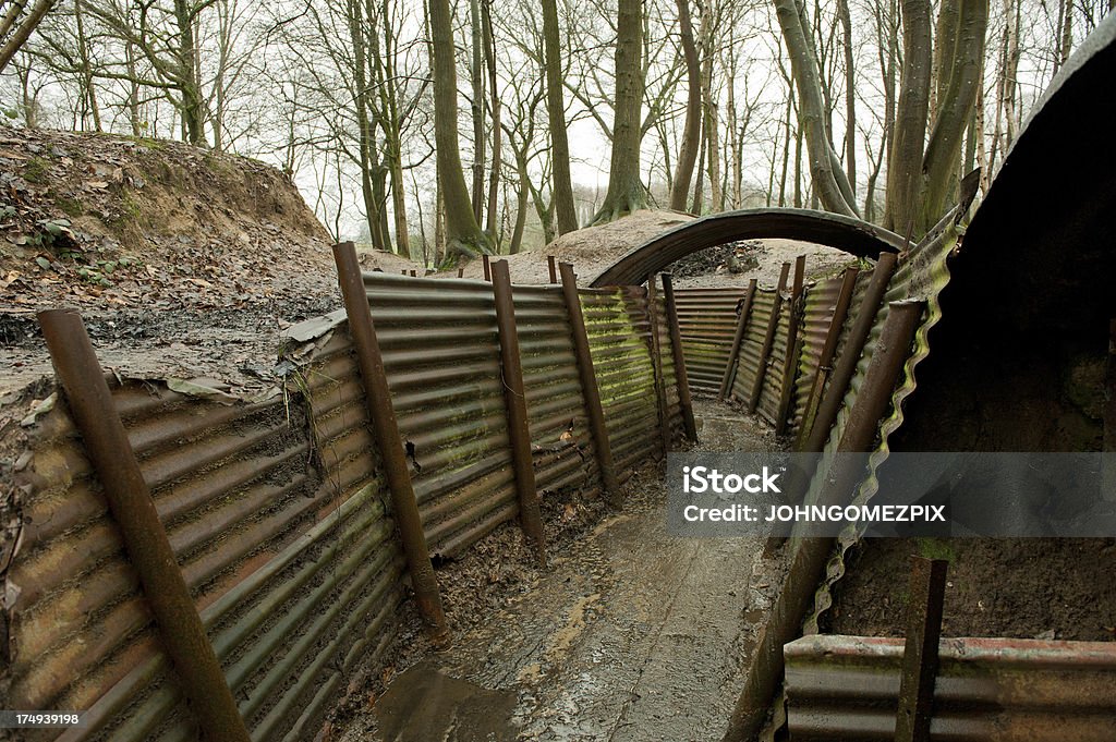 Santuario WW1 tarea, madera, Ypres, Bélgica - Foto de stock de Primera Guerra Mundial libre de derechos