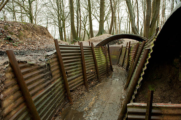 istock WW1 Trenches, Sanctuary Wood, Ypres, Belgium 174939198