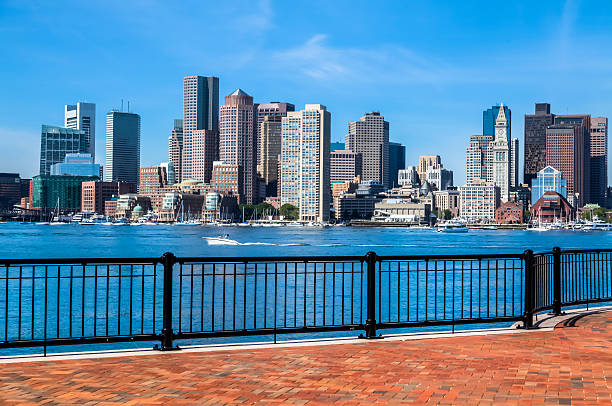 istock Cityscape from the East Boston Pier's Park 174939683