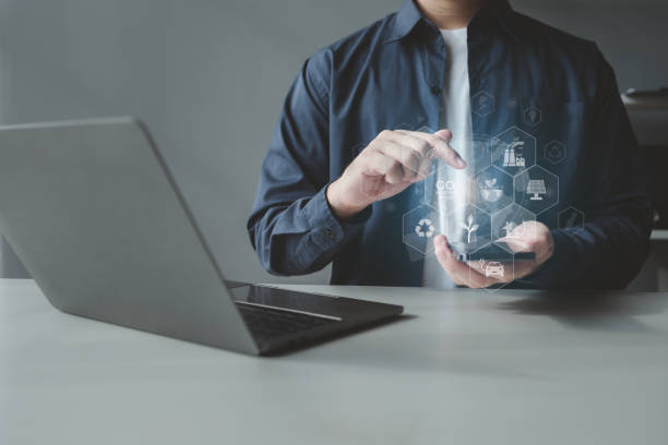 istock Concepts of using renewable energy, saving energy, using alternative energy to reduce air pollution, reducing global warming by using energy obtained from nature without destroying the environment. 1749397855
