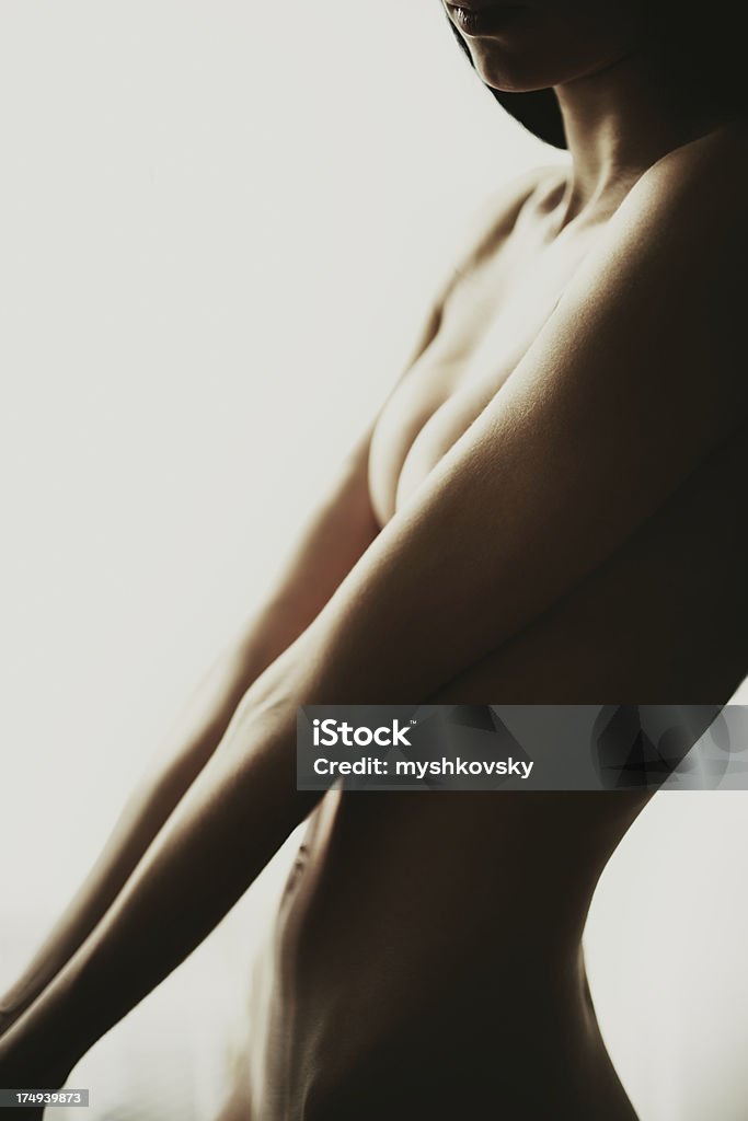 Nudo di donna - Foto stock royalty-free di Adulto