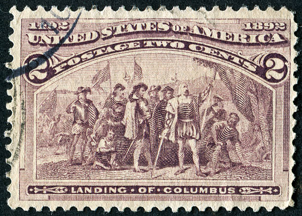 istock Landing Of Columbus Stamp 174940056