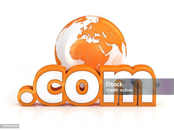Com Domain With Globe Stock Photo - Download Image Now - .com, Icon, Africa