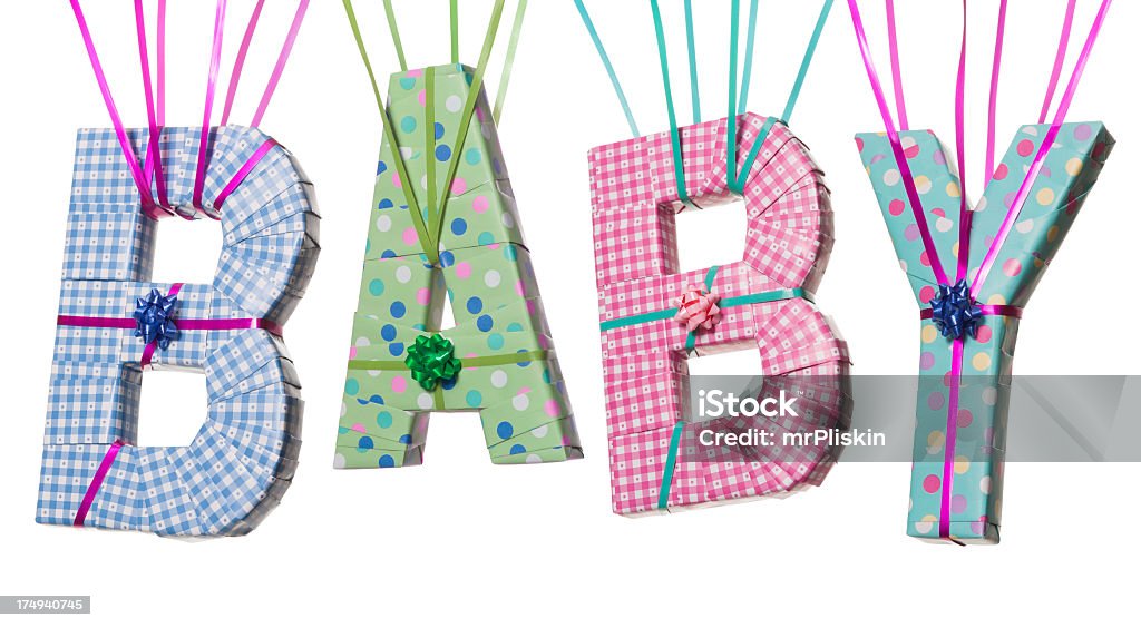 Bambino arrivo regalo - Foto stock royalty-free di Baby shower