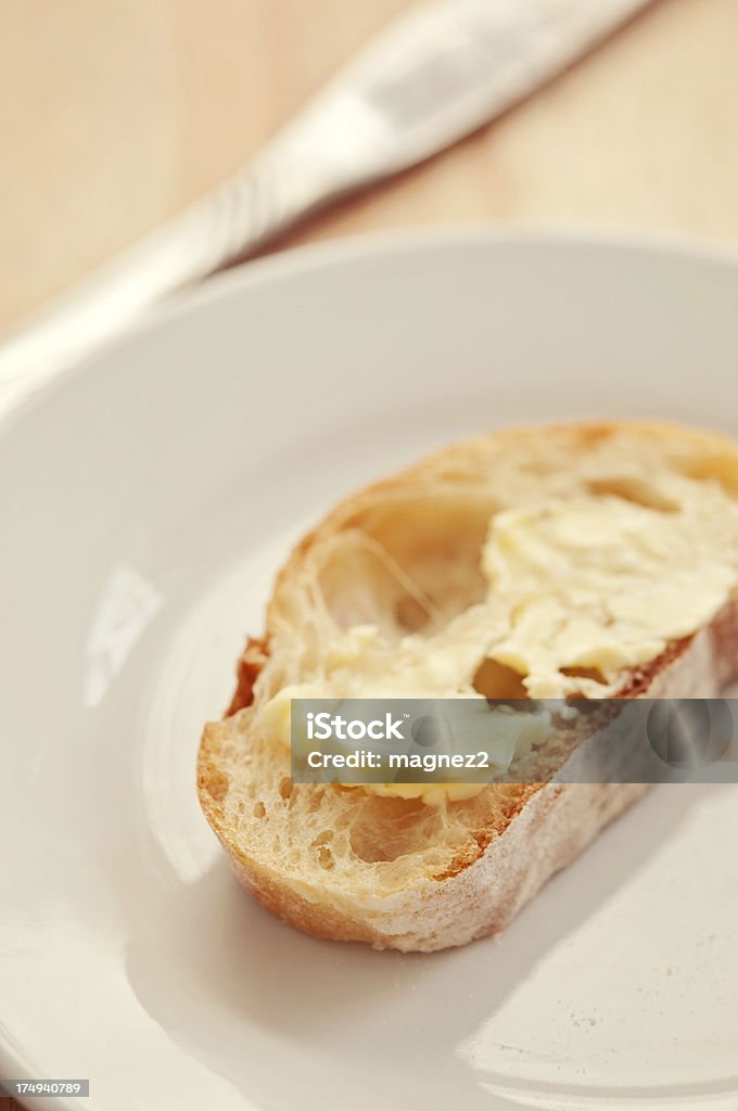 Pão e manteiga - Foto de stock de Manteiga royalty-free