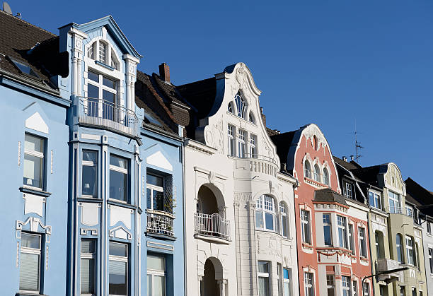 istock Colorful townhouses 174940799