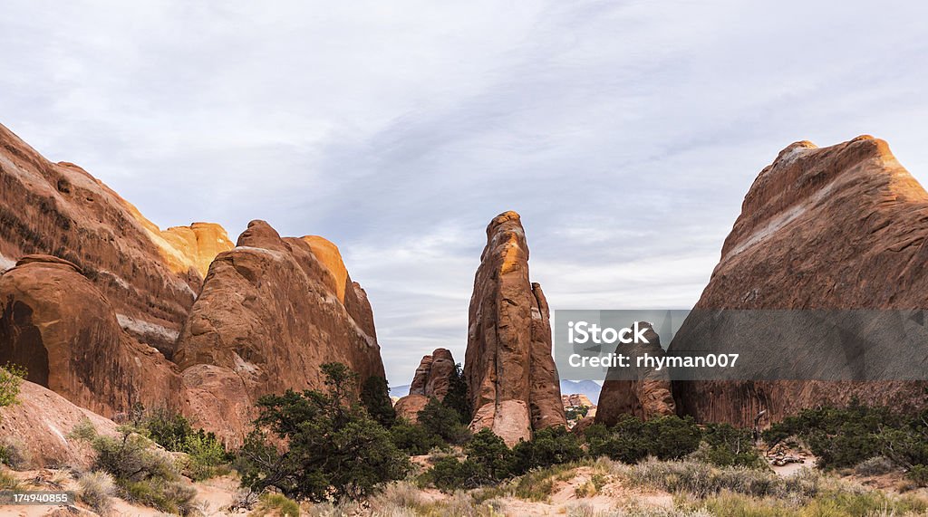 Red Rock al Parco Nazionale degli Archi - Foto stock royalty-free di Ambientazione esterna