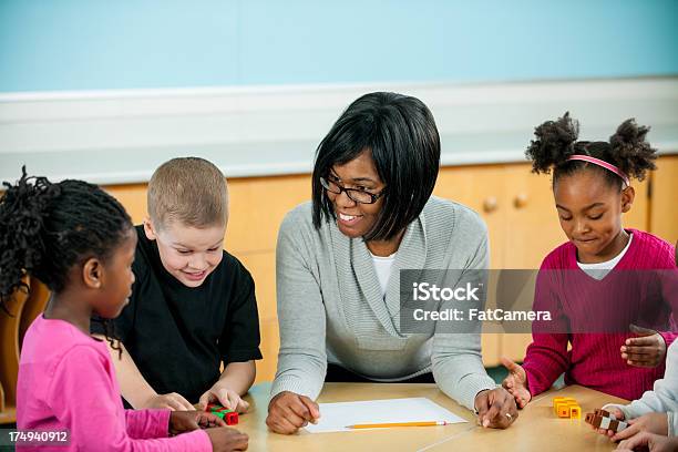 Classroom Stock Photo - Download Image Now - Multiracial Group, Toy Block, African Ethnicity