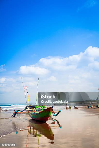 Traditional Fishing Boat In Java Indonesia Stock Photo - Download Image Now - Beach, Asia, Bali