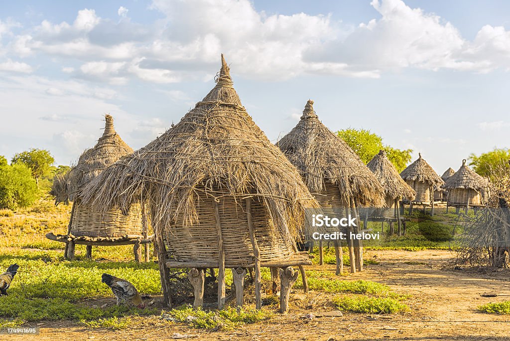 Karo village - Foto de stock de Adis Abeba royalty-free