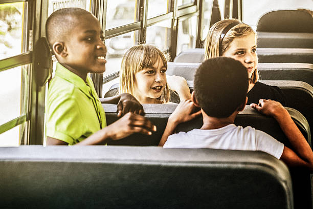 istock Children in school bus 174942014