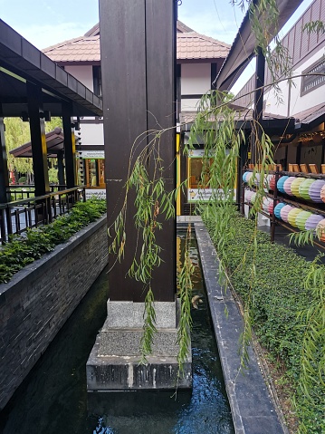 column in the zen garden