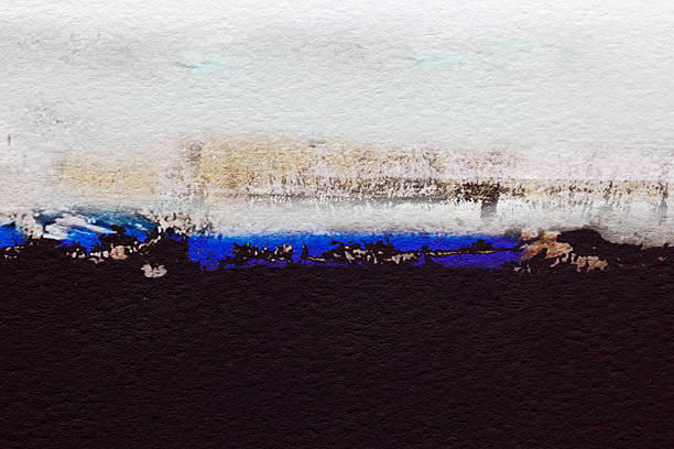 istock Abstract painted black and blue art backgrounds. 174942593
