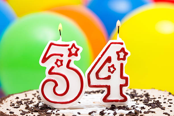 istock Cake for 34st  birthday. 174942754
