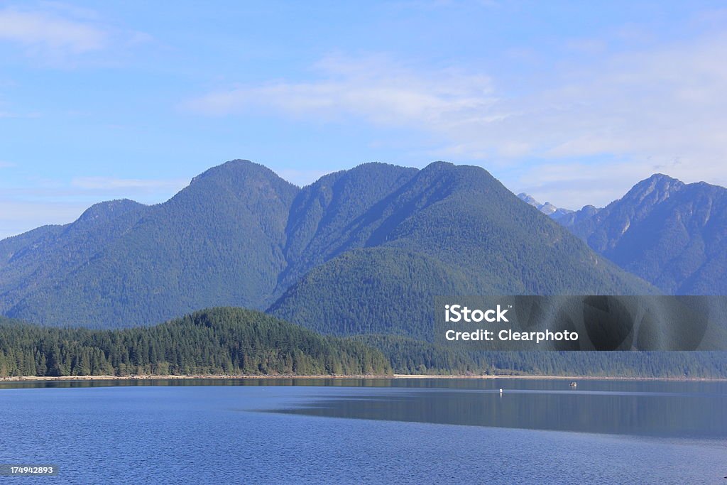 Allouette Lake - Foto de stock de Azul royalty-free