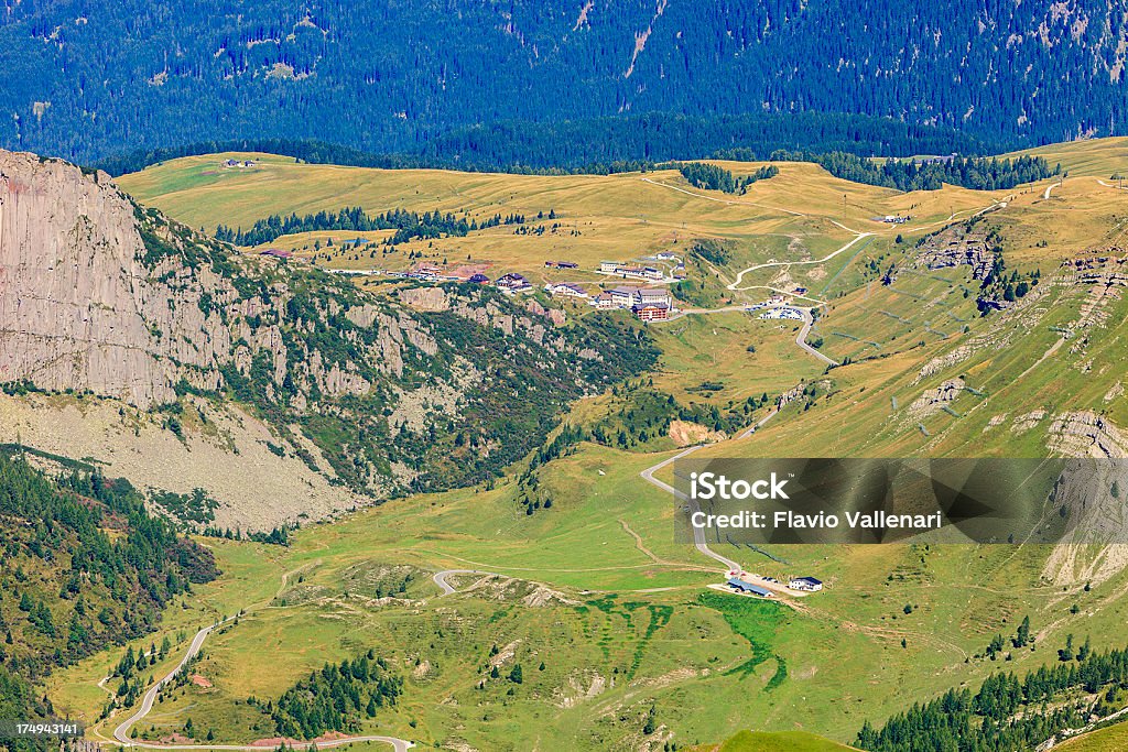 Vista dalla Cima Rosetta, Italia - Foto stock royalty-free di Alpi