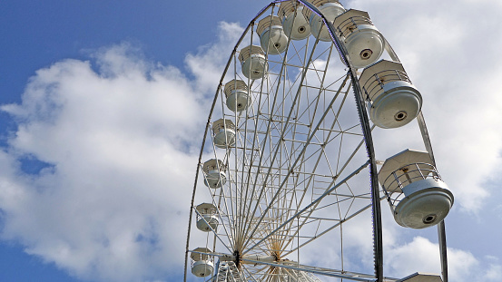 A photo of The big Ferris Panoramic wheel at The Botanic Gardens at Belfast City Northern Ireland 10-10-23