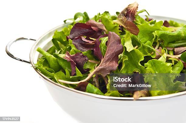 Foglia Di Insalata Mista - Fotografie stock e altre immagini di Alimentazione sana - Alimentazione sana, Cibo, Colore verde