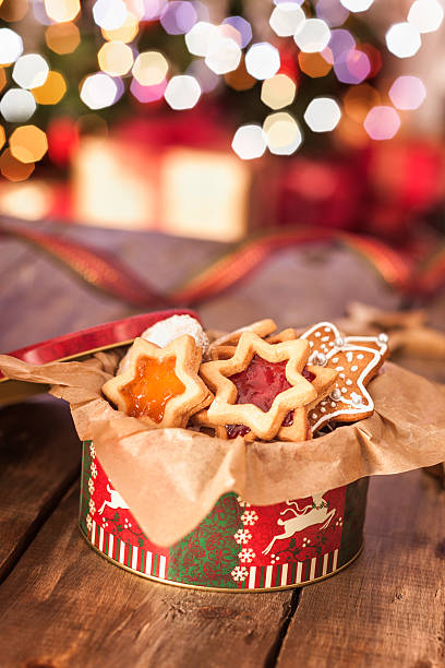 istock Decorated Holiday Christmas Cookies And Biscuits 174943782