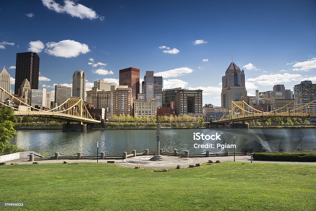 Skyline von Pittsburgh - Lizenzfrei Andy Warhol Stock-Foto