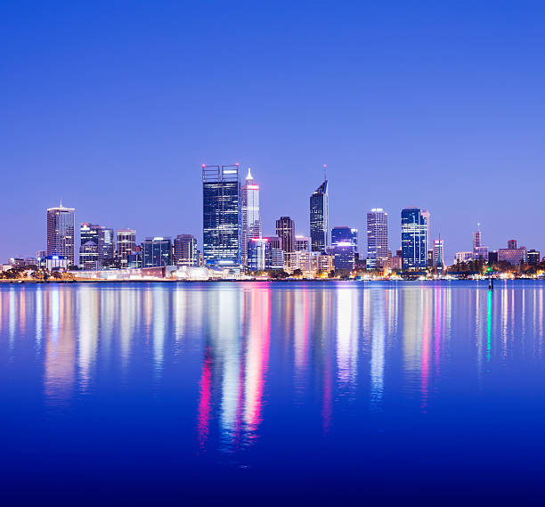 istock Perth City Skyline at Night in Australia 174944449