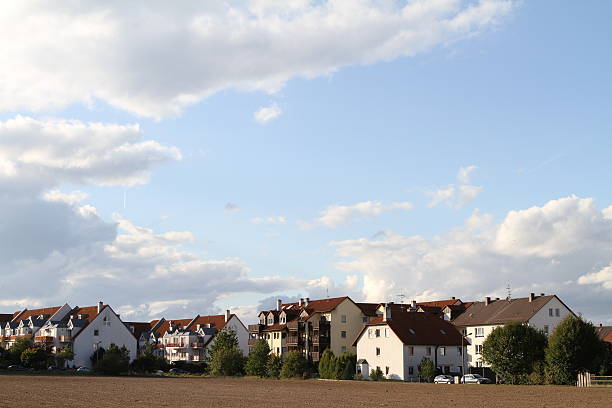istock Typical concrete houses in Southern Germany 174944472