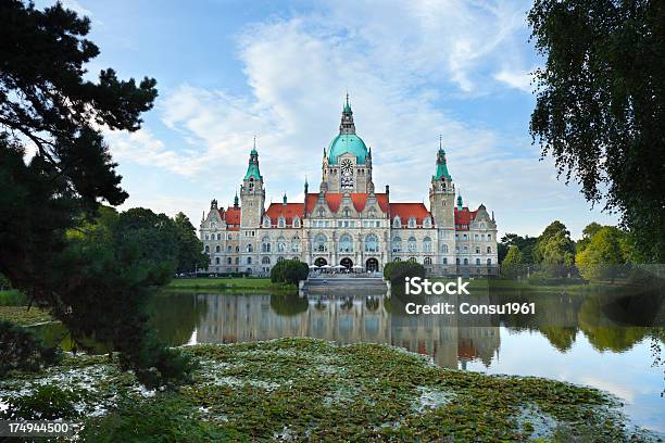 City Hall Foto de stock y más banco de imágenes de Hannover - Hannover, Ayuntamiento, Agua