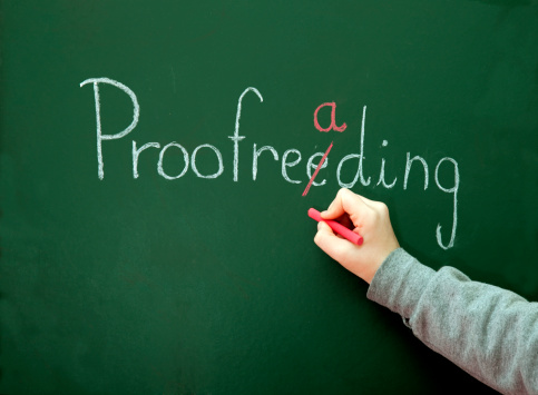Proofreading services.Proofreading concepts Lightbox: